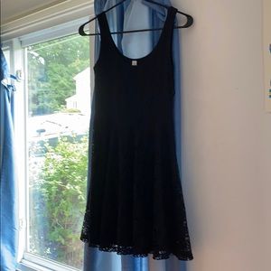 Black lace dress